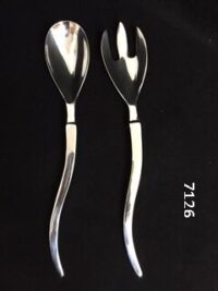 JGO. DE CUBIERTOS CURVO PICO/ CURVED POINTED SERVERS